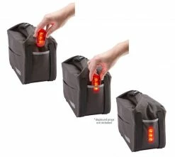 Thule 100055 Pack 'n Pedal Trunk Bag - Black - 11L for Racks & Baskets -Bags & Luggage shop 100055 BB 3