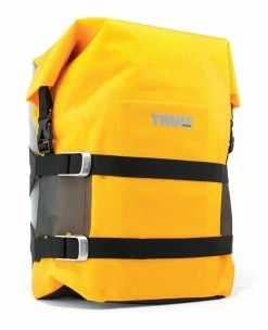 Thule Pack ’n Pedal Large Adventure Touring Pannier - Yellow - 27L for Rear Pannier Bags