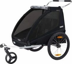 Thule Coaster XT 2-Seat Bike Trailer - Black for Racks & Baskets -Bags & Luggage shop 10101810AU 1