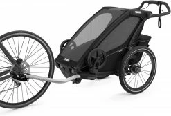 Thule Chariot Sport 1-Seat Multisport Bike Trailer - Midnight Blac for Racks & Baskets -Bags & Luggage shop 10201021AU 2