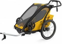 Thule Chariot Sport 1-Seat Multisport Bike Trailer - Spectra Yello for Racks & Baskets -Bags & Luggage shop 10201022AU 1