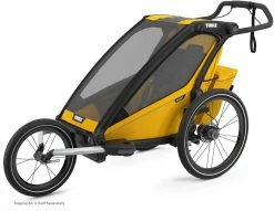 Thule Chariot Sport 1-Seat Multisport Bike Trailer - Spectra Yello for Racks & Baskets -Bags & Luggage shop 10201022AU 4