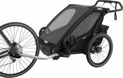 Thule Chariot Sport 2-Seat Multisport Bike Trailer - Midnight Blac for Racks & Baskets -Bags & Luggage shop 10201023AU 2
