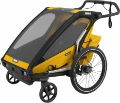 Thule Chariot Sport 2-Seat Multisport Bike Trailer - Spectra Yello for Racks & Baskets -Bags & Luggage shop 10201024AU 3