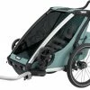 Thule Chariot Cross 1-Seat Multisport Bike Trailer - Alaska Blue for Racks & Baskets