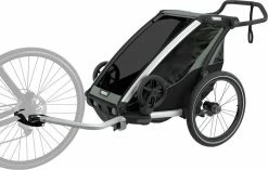 Thule Chariot Lite 1-Seat Multisport Bike Trailer - Agave Green for Racks & Baskets -Bags & Luggage shop 10203021AU 2