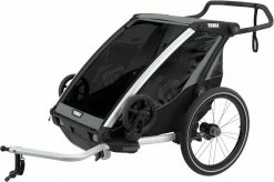 Thule Chariot Lite 2-Seat Multisport Bike Trailer - Agave Green for Racks & Baskets