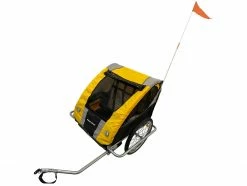 Pacific 2 In 1 Double Trailer/Stroller - 2 Child for Racks & Baskets