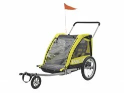 Pacific 2 In 1 Trailer/Walker - 2 Child for Racks & Baskets