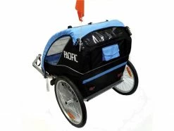Pacific Deluxe 2 In 1 Trailer/Stroller - 2 Child - Black/Blue for Racks & Baskets -Bags & Luggage shop 105767 2
