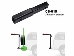 Pacific Tilt Square Hitch Mount 4 Bike Rack - 50mm Hitch for Racks & Baskets -Bags & Luggage shop 105775 2