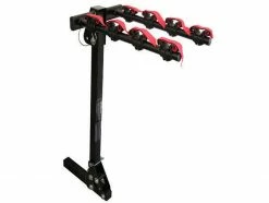 Pacific Tilt Square Hitch Mount 4 Bike Rack - 50mm Hitch for Racks & Baskets