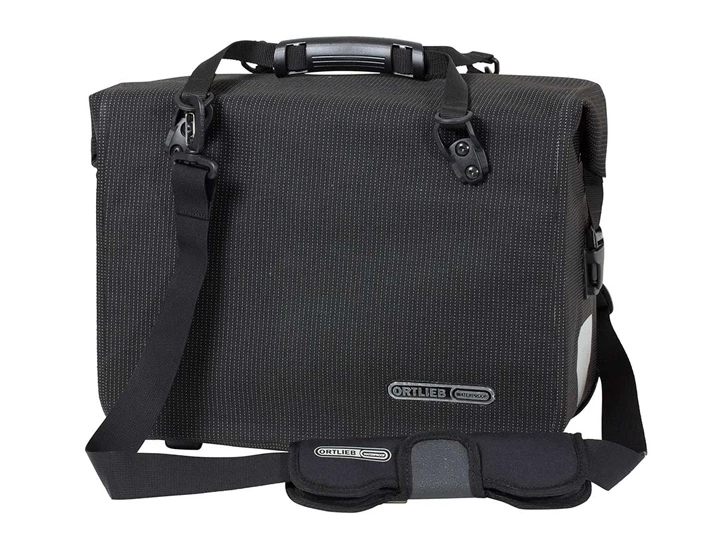 Ortlieb QL2.1 Office High Visibility Pannier Bag - Black Reflectiv for Rear Pannier Bags 2 Ortlieb QL2.1 Office High Visibility Pannier Bag - Black Reflectiv for Rear Pannier Bags - Image 2