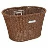 Electra Woven Plastic Basket - Dark Brown for Racks & Baskets