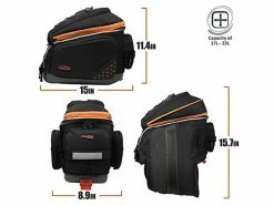 Ibera PakRak Expandable Commuter Bag IB-BA14 for Rear Pannier Bags -Bags & Luggage shop 81146 4