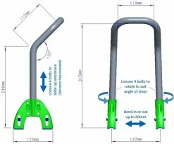 Aeroe Spider Rear Rack for Racks & Baskets -Bags & Luggage shop Aeroe SPDR 5