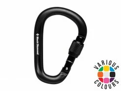 Black Diamond PearLock Screwgate Carabiner for Bags & Luggage - Accessories